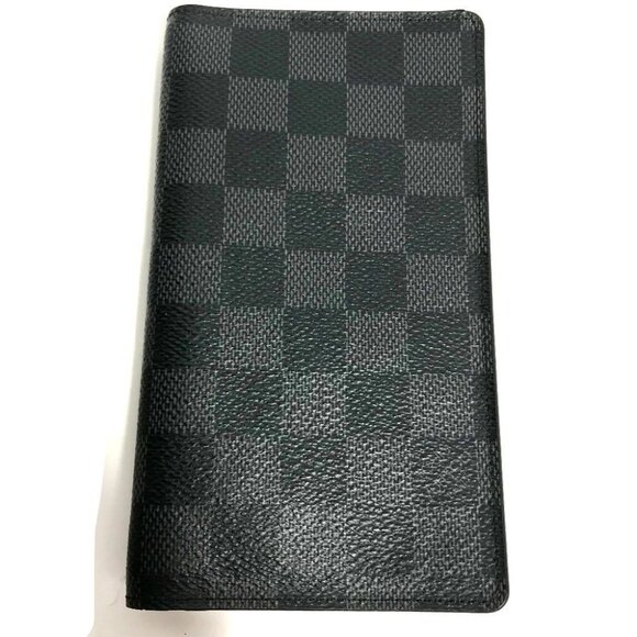 Louis Vuitton Handbags - LOUIS VUITTON R20975 Damier Graphite Agenda-Posh Card Case Notebook cover